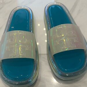 Tory Burch bubble jelly slide sandal